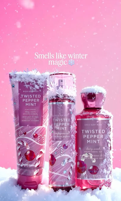 Bath and Body Works Twisted Peppermint Body Cream